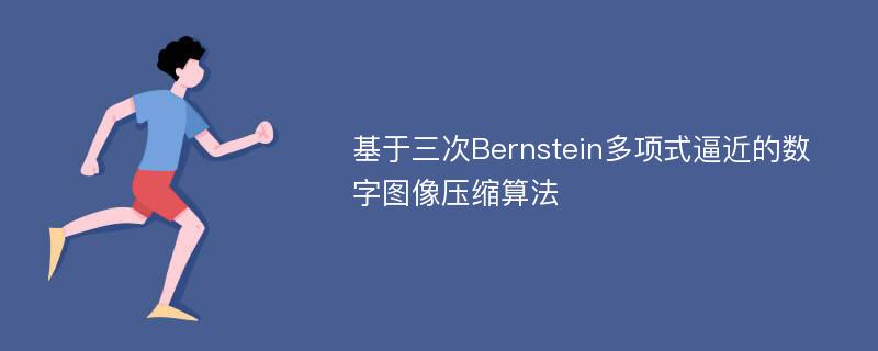 基于三次Bernstein多项式逼近的数字图像压缩算法